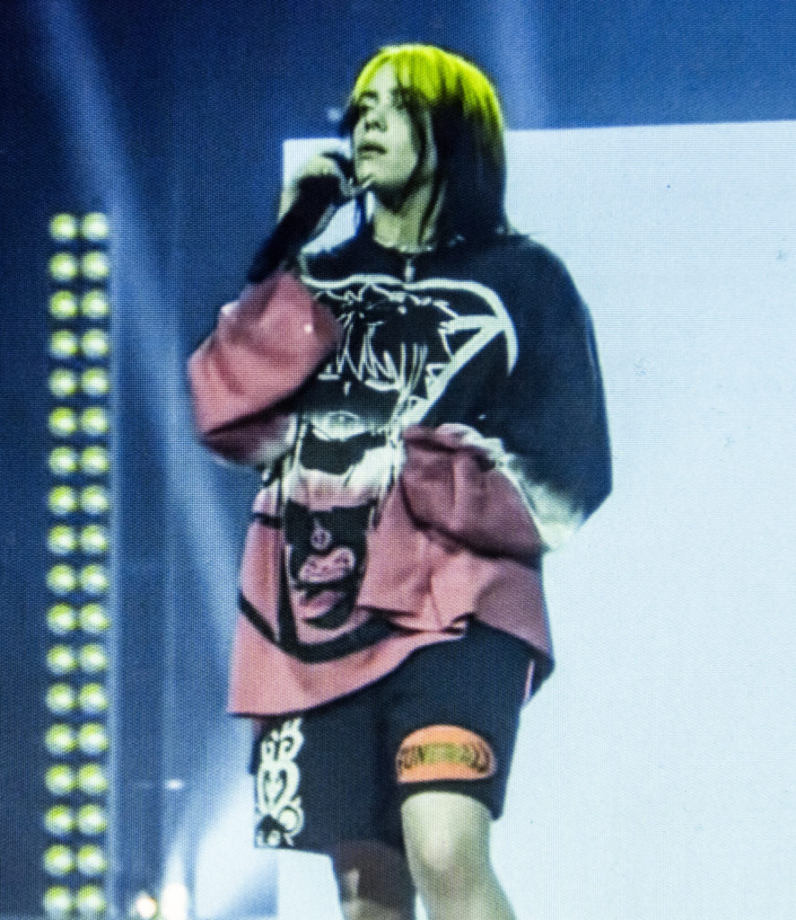 Billie Eilish in spectacol